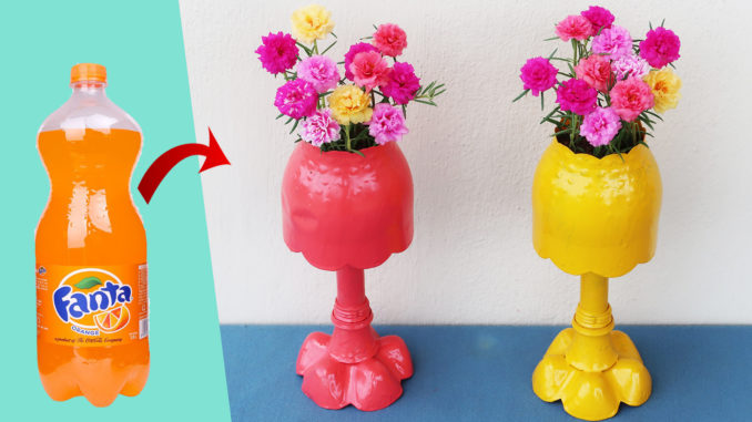 Recycle Plastic Bottles For Making Awesome Sleeping Bulb Shaped Flower Pots