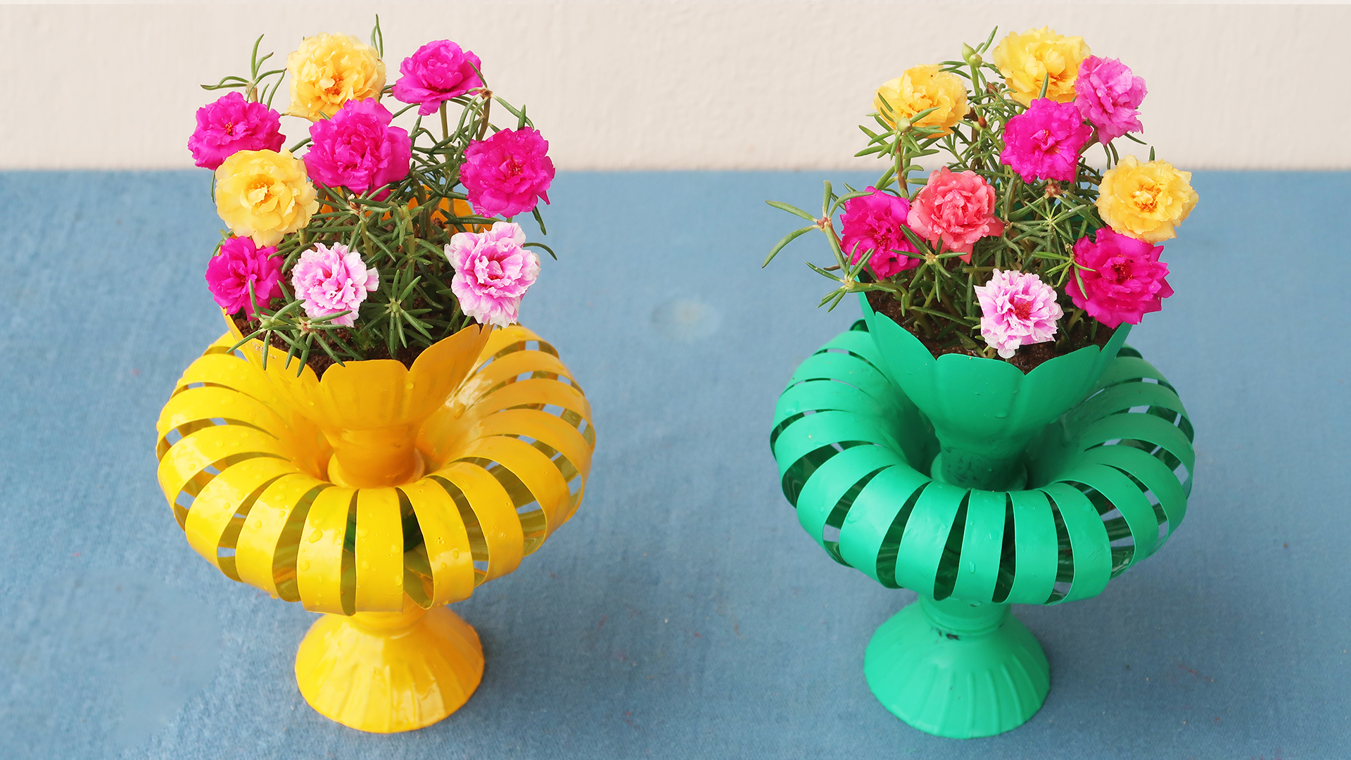 Creative Flower Pot Ideas, Beautiful Flower Pots From Recycled Plastic Bottles